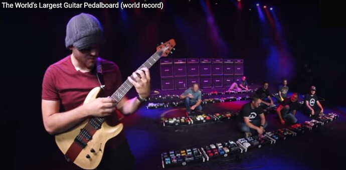 World's Largest Pedal Board