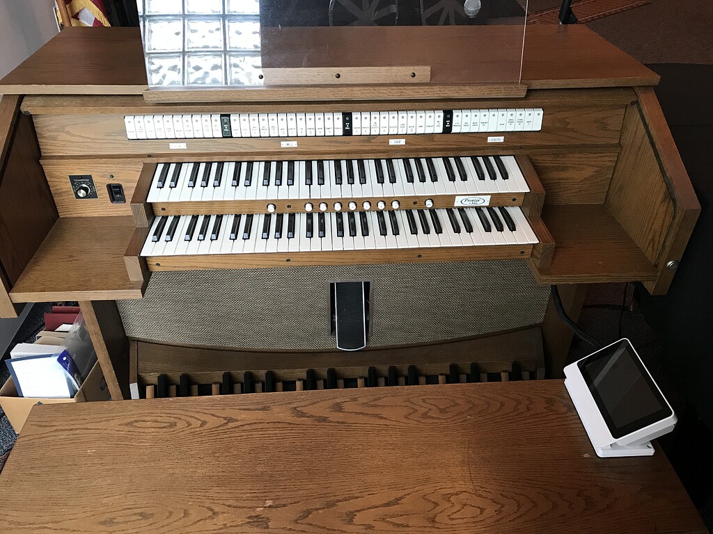 Allen shop organ midi