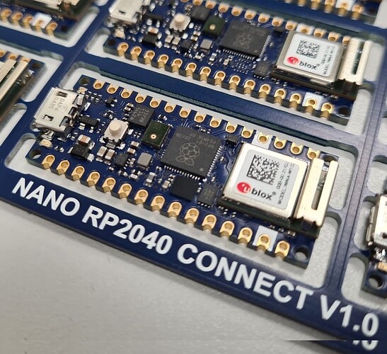 Arduino Nano RP2040 Connect-early production
