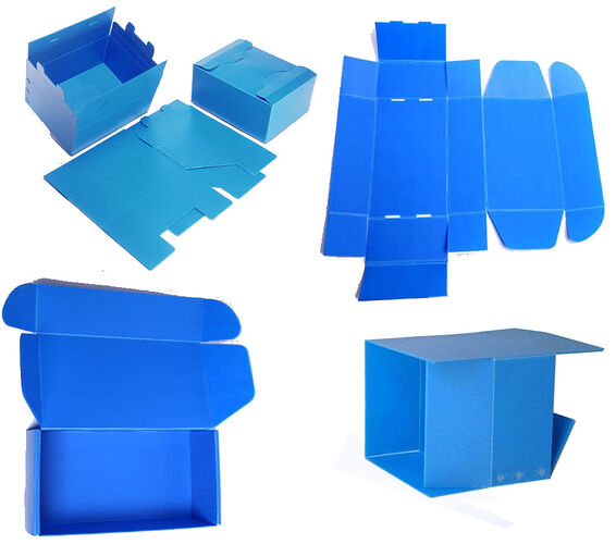 Example Corrugated Plastic Boxes