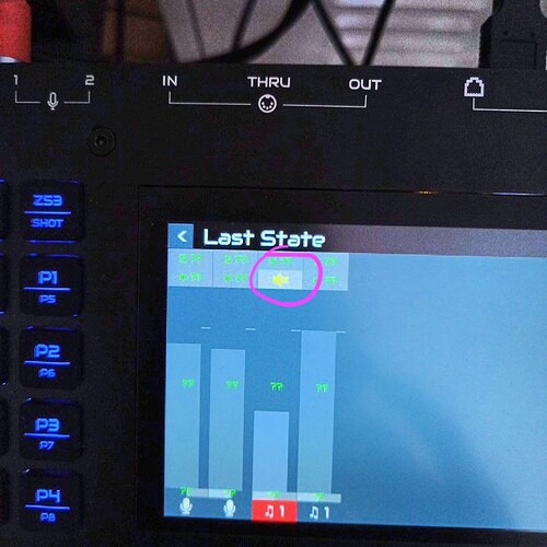 Midi pedal setting 2
