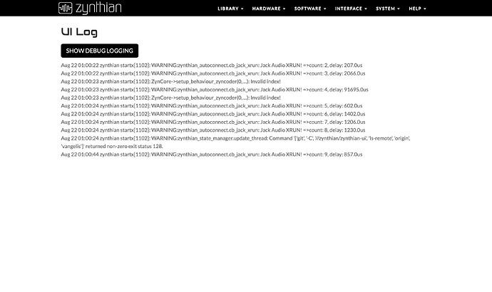 UI log