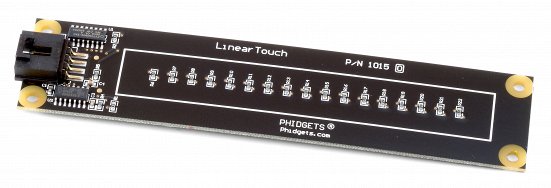 PhidgetLinearTouch 125 step resolution 1:8 inch cover thickness optimal