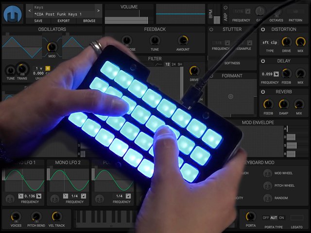 rellis M4 Expressive MIDI Controller